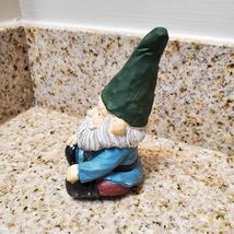Garden Gnomes, Painted Cement 4" tall, 3 for $18 / $8 each, Fairy Garden Statues image 10