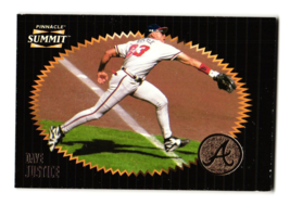 1996 Summit #96 David Justice Atlanta Braves - £2.31 GBP