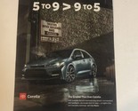 Toyota Corolla Print Ad Advertisement pa10 - £3.88 GBP