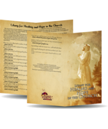 Litany for Healing and Hope in the Church - Prayer Card / 3&quot; x 6&quot; folded... - $3.50+