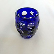 Faberge Na Zdorovye Cobalt Blue Crystal Shot Glass - £155.87 GBP