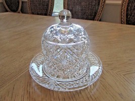 Waterford Society Crystal Dessert Dome With Plate 2000 - $143.50