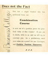 1906 Shaw Business College Advertisement Maine Portland Bangor Augusta E17H - $24.99