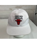 Vintage Chicago Bulls Snapback Hat Cap Rare 90s Plain Logo SGA Stadium G... - $29.69