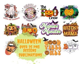 Halloween Bundle Momster, Scary Pumpkin, Pumpkin, Witches, Boo Crew, Hel... - £1.99 GBP
