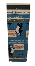 Vintage Hamm&#39;s Beer Matchbook Advertising Theo Hamm Brewing Co. empty co... - $3.99
