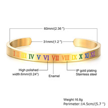 Assorted Colors 3MM to 16MM  Men Women Flat Skinny Cuff Bangle Bracelet in Stain - £12.34 GBP