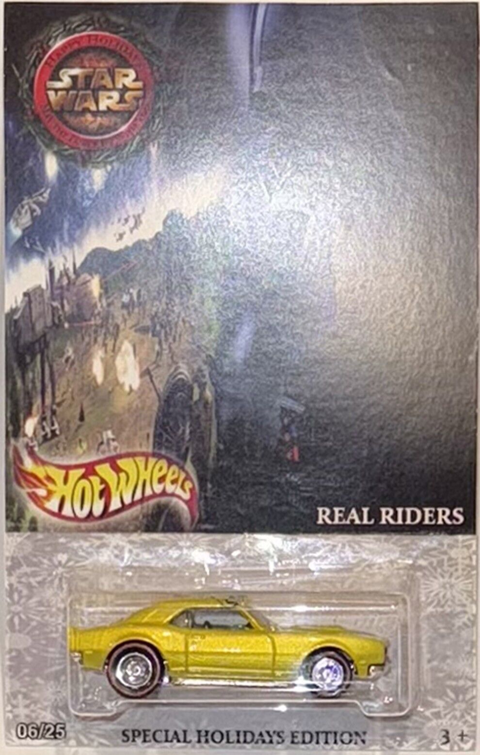 '68 Chevy Copo Camaro CUSTOM Hot Wheels Star Wars Series w/Real Riders Item image 3
