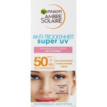 Garnier Ambre Solaire Anti-Dryness Super UV Sunblock SPF 50 FREE SHIPPING - $23.75