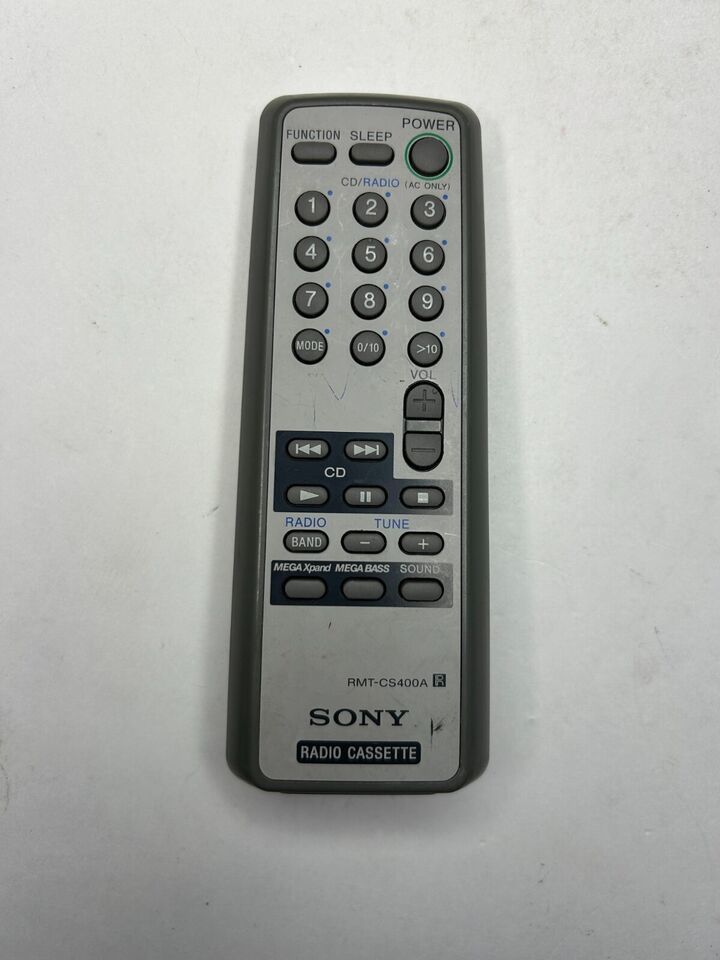 Sony RMT-CS400A Radio Cassette Audio Remote Control for CFDS400 CFDS500 ... - $7.75
