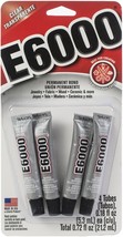 E6000 Multipurpose Adhesive 4/Pkg-.18oz Clear - £11.02 GBP