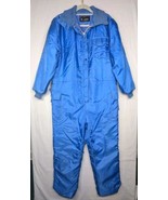 Vintage Midwest Outerwear Sno-Mobile Suit  Blue One Piece Size Large - £35.38 GBP