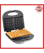 2-Slice Non-Stick Waffle Maker - Perfect for Breakfast and Savory Snacks... - $530.50 MXN