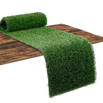 Artificial Grass Table Runner 12 X 36 Inch, Green Table Runer Tabletop D... - £30.36 GBP