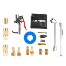 CRAFTSMAN 18-Piece Air Compressor Accessory Kit, Includes Blow Gun, Tire... - $53.43 CAD