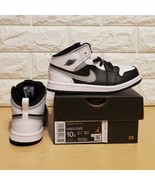Authenticity Guarantee 
Nike Air Jordan 1 Mid TD Size 10c White Shadow S... - £93.71 GBP