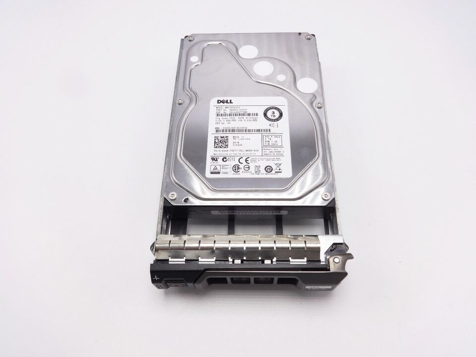 DELL 14X4H 3TB SAS 7200RPM 6GBPS 3.5&quot; Hard Drive HDEPC01DLA51 - $19.05