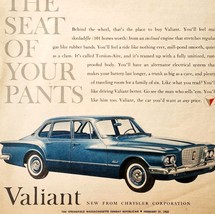 1960 Chrysler Valiant Advertisement Automobilia Torsion Aire 101 Horse D... - $579.94 MXN