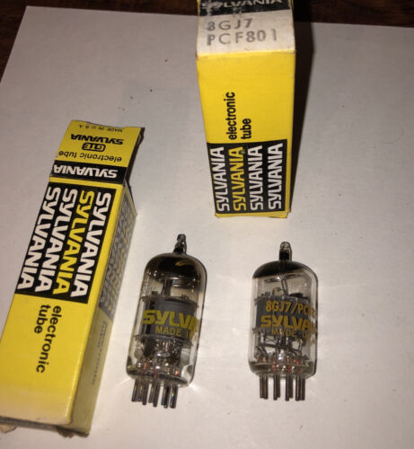 Sylvania #8GJ7PCF801 Set Of Vintage Electronic Tubes - $2.47