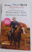 argentinian in the outback by margaret wa harlequin novel fiction paperback good - £4.67 GBP