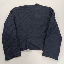 Jones New York RN#54050 Women's Blue/Black One-Button Blazer Jacket Size 8 image 2