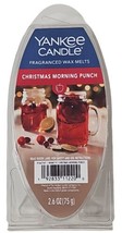 New Yankee Candle Christmas Morning Punch Fragranced Wax Melts 2.6 Oz. - £4.66 GBP