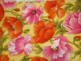 Flower Show 111-(04250)  Cotton Fabric  from Benartex 1 yd - £6.38 GBP