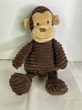 Unipak Kordy Cordy Monkey Plush Stuffed Animal Toy Ribbed Brown - £15.69 GBP