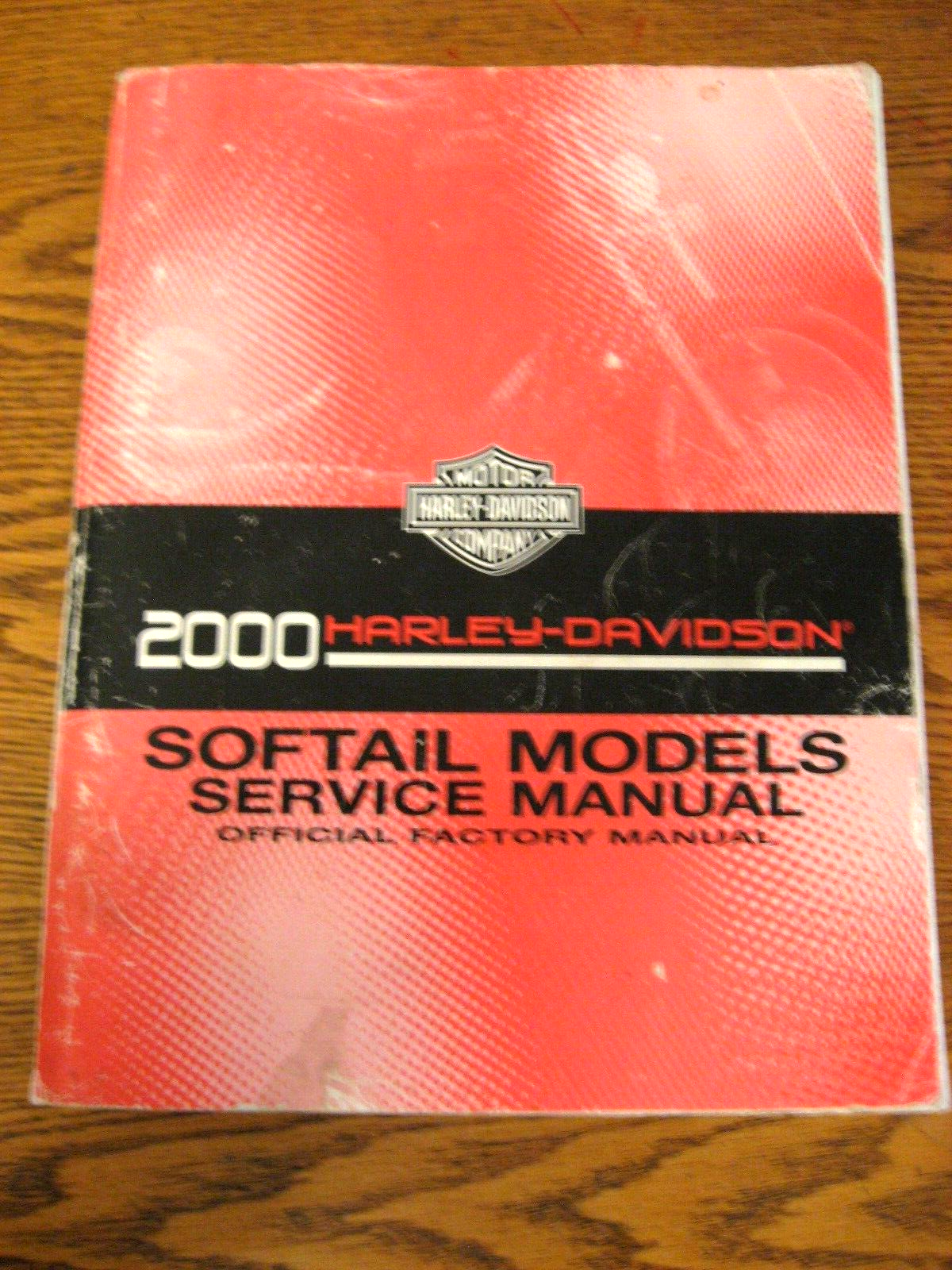 Primary image for 2000 Harley-Davidson Softail SERVICE  MANUAL + Owners Manual