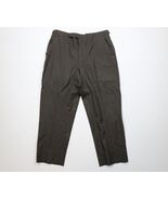 Vtg 50s Hollywood Regency Mens 34x27 Rayon Gabardine Knit Chromatic Chin... - $276.02 CAD