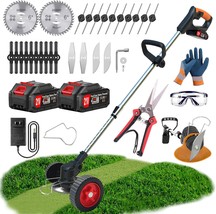 Cordless Weed Wacker Electric Weed Eater Battery Powered, Grass Trimmer ... - $96.96