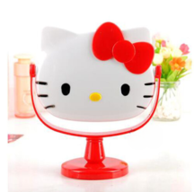Hello Kitty Stand-Up / Table Cosmetic Mirror - Rotating - Makeup Mirror - *RED* - £14.32 GBP