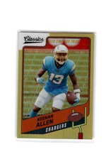 2021 Classics Premium Edition Timeless Tributes Gold #98 Keenan Allen /60 - £2.23 GBP