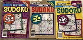 Lot of (3) Penny Press Good Time Sudoku Puzzle Books Puzzles 2019 [Single Issue  - £14.20 GBP