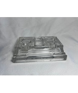 Art Deco Double Inkwell Pressed Clear Glass Pen Holder Desktop Writing A... - £31.46 GBP