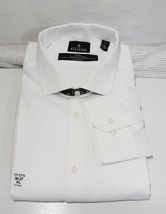 Stafford Men Flex Collar white dress Shirt long sleeve shirt 17-17 1/2 &quot;... - £23.07 GBP