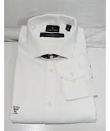 Stafford Men Flex Collar white dress Shirt long sleeve shirt 17-17 1/2 &quot;... - £23.16 GBP