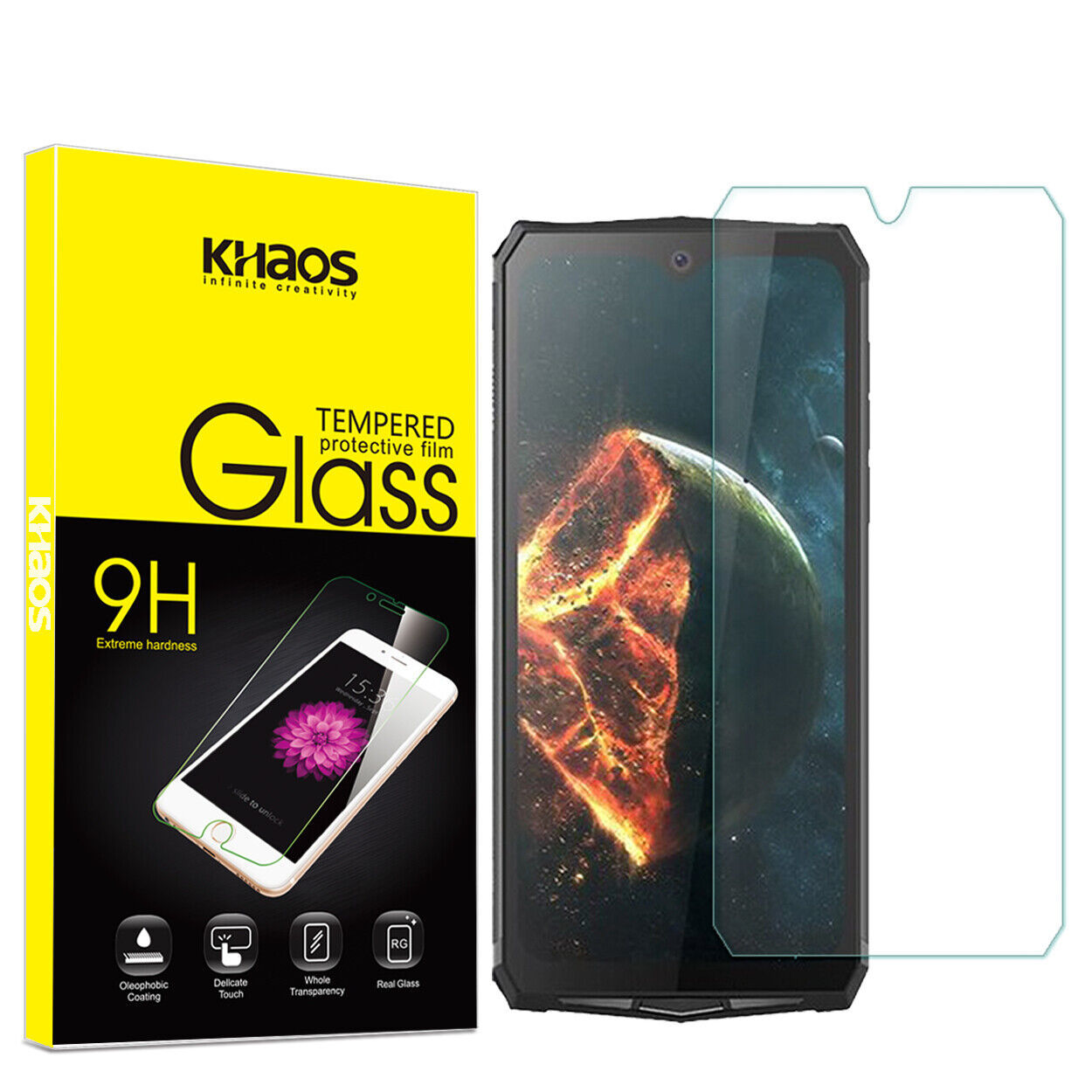 For Blackview Bv9100 Tempered Glass Screen Protector - £11.53 GBP