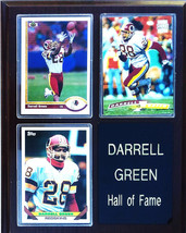 Frames, Plaques and More Darrell Green NFL Hall of Fame 3-Card 7x9 Plaque - £17.98 GBP