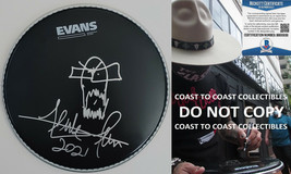 Frank Ferrer Gun N Roses drummer signed autographed 10&#39;&#39; Drumhead Beckett proof. - £178.31 GBP