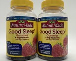 BEST BY 05/23 - 2 Pack Nature Made Good Sleep Gummies 200mg L-Theanine, ... - $39.99
