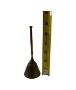 Vintage India Etched Brass Bell 5 1/2 Inches Tall Dinner Teacher READ Fa... - £14.29 GBP