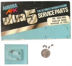 4pc 1977 Aurora Afx Speed Steer Ultra5 Pickup Shoe Springs 2pr Service Part #3801 - £3.90 GBP