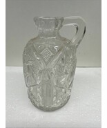 Antique Glass Clear Iridescent Mini Jug - $42.04