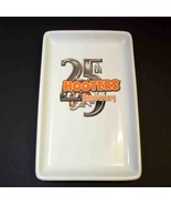 Hooters owl logo Ceramic tray platter 25th Anniversary 9&quot; Houston Harves... - $12.29