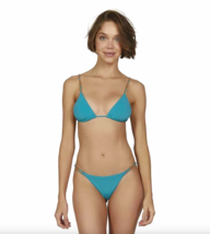 ViX SWIMWEAR LIGHT BLUE LAURA DETAIL FULL BIKINI BOTTOM (L) - £91.36 GBP