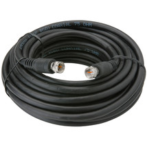 Philips - RG-6/U - 18 AWG Coaxial Cable 25 ft. - Black - $9.95