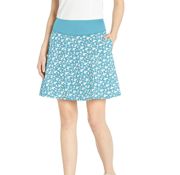 PUMA Golf 2020 Women's Pwrshape Flight Skirt 18" Ethereal Blue Size Small NWT - $22.49