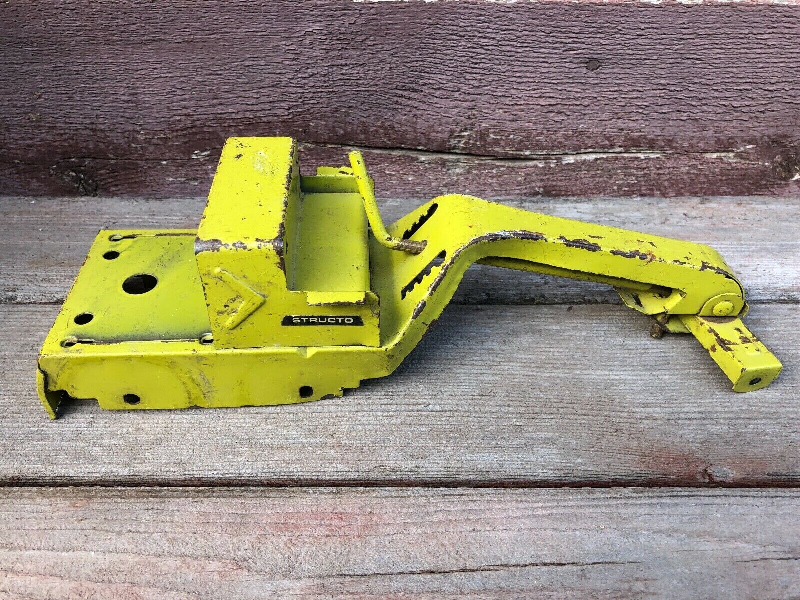 Primary image for VTG STRUCTO Green Road Grader Pressed Steel Body Construction Toy Parts