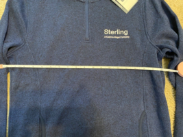 Charles River Apparel Women&#39;s Size Small Navy Fleece Pullover Jacket 1/4... - $17.59